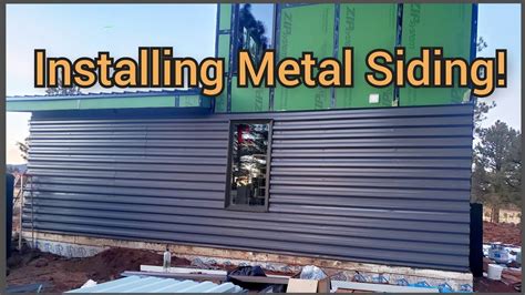 how to install metal siding on house|installing metal siding horizontally.